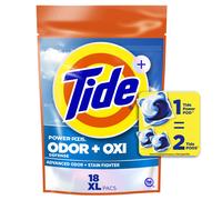 Tide Ultra OXI Power PODS with Odor Eliminators Laundry Detergent Pacs 18 Count For Visible and Invisible Dirt Tide Pods Laundry Detergent La