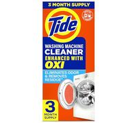 Tide Washing Machine Cleaner, Washer Machine Cleaner with Oxi for Front and Top Loader Washer Machines, Deep Cleaning Residue & Odor Eliminator, 3 Count (Pack of 1)