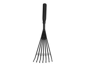 Tidee Red Gorilla Big Rake Short Black Plastic Hand Rake for Indoors Outdoors Mucking Out Stable Garden