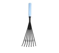 Tidee Red Gorilla Big Rake Short Sky Blue Plastic Hand Rake for Indoors Outdoors Mucking Out Stable Garden