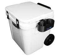 Tideline3D Cup Holder Compatible with YETI Roadie Wheeled Coolers (Black, Fits YETI Roadie 32/48/60)