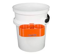 Tideline3D Drink and Phone Holder Compatible with YETI LoadOut Bucket (Blaze Orange)