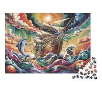 Tides Of Wonder 1000 Piece Jigsaw Puzzle,Premium,Gift Idea,Stress Relief Sailing,Impossible Challenge,Educational Toy,Home Wall Decor,Adults & Kids 14+ 70x50cm