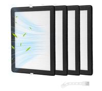 Tidetake 4 Pcs HEPA Filter Compatible with Meaco 20L 20LE Low Energy Dehumidifier and Air Purifier,26x19x1cm Not Compatible with MeacoDry Arete Series 20L 18L & 25L Dehumidifier, Bring a Small Brush