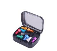 Tidevib 10 Pcs Bicycle Valve Adapter for French to Dunlop and Car Pump Compatibility, Copper Material