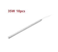 Tidevib 10pcs Electric Soldering Iron Heating for Element, Ceramic Core Internal Heater, 20W/35W/50W 220V, 85mm/100mm/110mm Length, White
