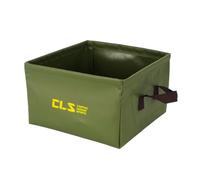 Tidevib 13L Square Folding Water Bucket Portable 500D PVC Tarpaulin Collapsible Wash Basin Lightweight Waterproof Container for Outdoor Camping Fishing Hiking Travel