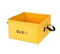 Tidevib 13L Square Folding Water Bucket Portable 500D PVC Tarpaulin Collapsible Wash Basin Lightweight Waterproof Container for Outdoor Camping Fishing Hiking Travel