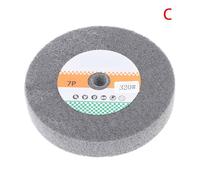 Tidevib 150mm x 25mm Polishing Buffing Wheel for Bench Grinder, Silicon Carbide Abrasive, Non-Woven Resin, Medium Density P240 Grit