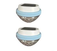 Tidevib 2 Pack Waterproof Solar Floating Lights for Pool, for Auto On/Off LED Decorative Lanterns(Warm-2pack)