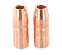 Tidevib 2-Pack Welding Nozzle for Miller MDX-250, N-M1200C 1/2 Inch Orifice, Copper Replacement Nozzle for MIG Welding