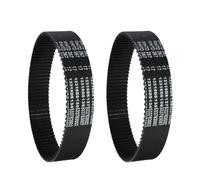 Tidevib 2 PCS Replacement Belt for Bosch GHO20-82 and GHO36-82C Grass Trimmer, 267x17x2.4mm Rubber Drive Belt