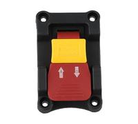 Tidevib 20A 125V/250V 4-Pin DPDT Locking Key Switch, HY18-32 Pushbutton Switch with Removable Key for Router Tables and Electric Hand Tools (Red)