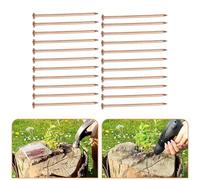 Tidevib 22-Pack 35-Inch Copper Nails for Tree Stump and Root Removal, Pure Copper Tree Killing Spikes for Garden and Project Use