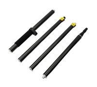 Tidevib 2M Carbon Fiber Survey Pole for GPS/GNSS Prisms, 5/8" Thread and 32mm Diameter, Compatible with All Major Survey Equipment Brands, 4-Pack