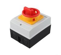 Tidevib 4-Pin Load Isolation Circuit Breaker Switch IP65 Waterproof Disconnect Switch For Air Conditioning Ventilation Equipment 440V AC 50Hz(32A)