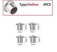 Tidevib 4Pcs Dowel Centre Point Set 6/8/10/12mm Steel Woodworking Tenon Marker for Timber Joinery
