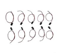 Tidevib 5Pcs Break Beam Sensor Module 3mm Photoelectric Switch 2ms Robotics DIY Counting Speed Detection 3-5V DC Black(50CM)