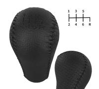 Tidevib 6 Speed Leather Gear Shift Knob for Nissan Navara D40 and Frontier Double Cab (2005-2015)