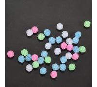 Tidevib 72 Pieces For Bike Wheel Spoke Beads Plastic Decorative Round Clips for Kids, 20 mm, Assorted Colors for Bicycle Wheels