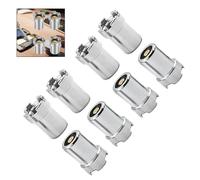 Tidevib 8pcs 510 Thread Magnetic Adapter, Stainless Steel with Brass Core for Durable Soldering Iron Tip Connector Repair