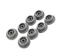 Tidevib 8X Dishwasher Lower Basket Wheels for Bosch Neff for Siemens Hotpoint Models C00210742 165314 Compatible with SGS SGV SHV SGI KGV Series