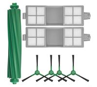 Tidevib Accessories Kit Replacement for Roomba 205 For DustCompactor for Combo Robot Vacuum Cleaner, Main Brushes, Side Brushes, HEPA Filters