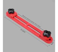 Tidevib Adjustable Circular Saw Milling Positioning Clamp and Cutting Base Guide for 4 to 6 Inch Dust Cutters, ABS Plastic, 2-Pack