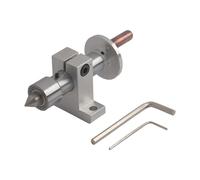 Tidevib Adjustable Double Bearing Live Center for Mini Lathe Machine, Revolving Centre for Precise Wood and Metal Turning