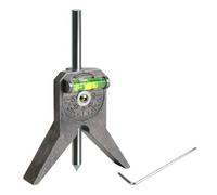 Tidevib Alloy Steel Pipe Centering Head Tool with Adjustable Bubble Protractor, Pipe Center Locator for Welding, Pipefitting and Layout on Tanks and Pipelines