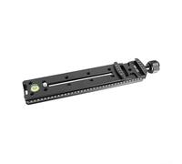 Tidevib Aluminium Camera Rail Nodal Slide with for Spirit Level - Dual Dovetail Quick Release Plate for Panoramic and Photography 100mm(200mm)