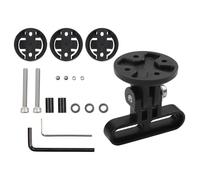 Tidevib Aluminum Alloy Bicycle Handlebar Mount for Garmin Edge 200 500 510 520 800 810 820, SJ4000/5000, Bryton & Sport Cameras, M5-40mm Bolts, Low Profile Design