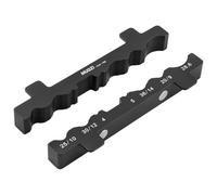 Tidevib Aluminum Alloy For Bicycle Repair Jig for Front Fork and Rear Shock Absorber, Magnetic Adsorption Design with Compact Size 157.5 x 54.5mm, for Seat Rod Drum Wheel Group Flywheel Disassembler