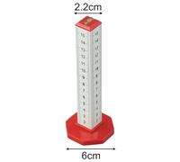 Tidevib Aluminum Alloy Leveling Ruler with Double-Sided Scale and Adjustable Snap for Ring for Tile and Ceiling Installation