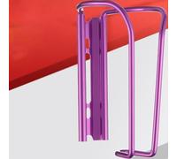 Tidevib Aluminum Alloy Water Bottle Cage for Bicycle, Lightweight 47g Mountable on Mountain Road For Bike with Smooth Rounded Edges, for Various Bottle Diameters, Simple Install (Black)