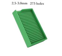 Tidevib Anti Static Screw Tray with 160/273/459 Holes, PP Slotted Storage Organizer for 1.0-4.0mm Screws, Green