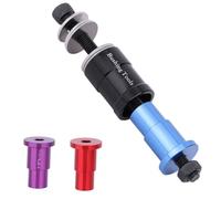 Tidevib bike rear shocks bushing tool for install/removal, stainless steel + aluminum alloy, with visual and scale, big head for du bushing, 2 small heads for needle bearing
