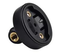 Tidevib Black ABS Bicycle Computer Base Adapter Mount for Garmin 530/520plus/830/1030, Flush Front or Underside Quarter-Turn Holder with Bolt Set