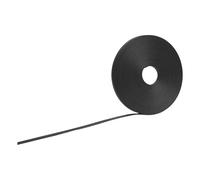 Tidevib Black Magnetic Tape for Whiteboards, 6mm x 8m Thin Strips, PVC Film with Magnet for Board Dividers, Grid Lines and Decorative Elements on Metal Surfaces
