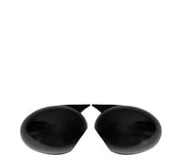 Tidevib Car Rearview Mirror Cover for MINI for Cooper R50 R52 R53 R55 R56 R57 R58 R59 R60, ABS Plastic, Manual Folding Mirrors Only