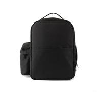 Tidevib Carrying Case for Shark FlexBreeze Fan FA05X Family, Waterproof Oxford Cloth Storage Bag with Multi-Pockets, Cushioning Layer, Double-Zipper Design, Ergonomic Handle, Black, 26x24x29cm