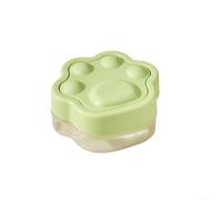 Tidevib Cute Cat Paw Ice Cube Maker with Lid, Stackable Easy Release(Green)