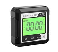 Tidevib Digital Angle Gauge Protractor with LCD Display, 01 Resolution and Magnetic Base for Precise Angle Measurement in Wood Processing and for Auto Repair