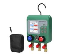 Tidevib Digital Manifold Vacuum Pressure Gauge for Automotive AC Repair, HVAC, and Refrigeration, Compatible with R12 R22 R134A