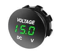 Tidevib Digital Panel Voltmeter, 5-48V DC Voltage Tester with LED Display, Waterproof for Car, Motorcycle, Marine and Boat Battery Gauge