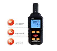 Tidevib Digital Radiation Dosimeter, 3-in-1 EMF Electromagnetic Field and Electric Field Tester with LCD Screen for Indoor Outdoor Use