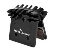 Tidevib Disc Brake Pads with Alloy Back Plate and Cooling Fin,for Shimano XTR M9000/M980, XT M8100/M8000, SLX M7100/M7000 Series, 4-Piston Copper-Based Compound