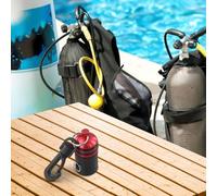 Tidevib Diving Regulator Hose Holder Magnetic Adjustable Octopus Clip Aluminum Alloy Second Stage Equipment For Scuba Diving(Red)