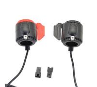 Tidevib E-for Bike Thumb Throttle Controller Left or Right Side Mount, ABS Non-Slip Grip Electric Scooter Handlebar, 168cm Cable Black