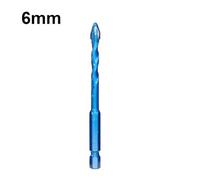 Tidevib Eccentric Drill Bit for Glass, Tile, Concrete and Granite, Carbide Tip with 1/4" Hex Shank, 6mm/8mm/10mm/12mm Sizes
